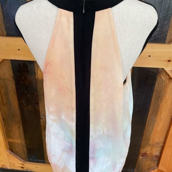 Monteau double layer tie dye watercolor look top - Picture 3 of 7